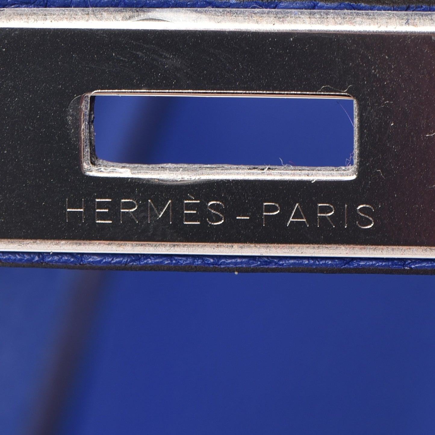 Togo Birkin 35 Bleu Electrique