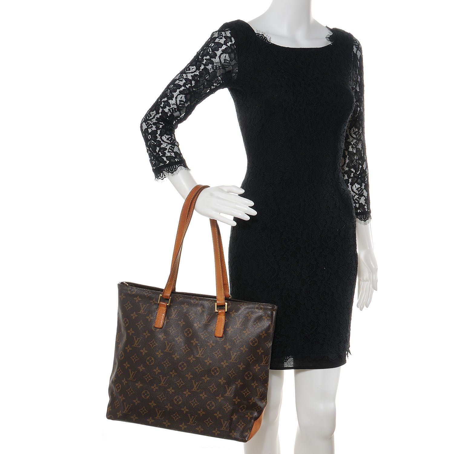 Louis Vuitton Monogram Cabas Mezzo 2 of 10