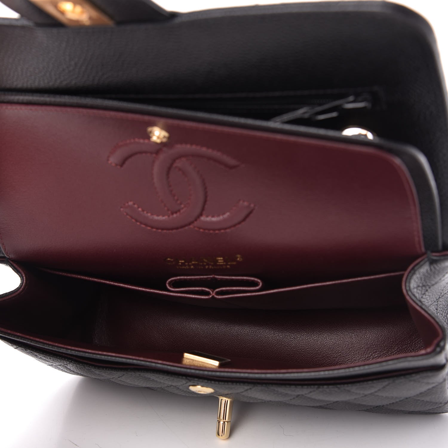 Chanel Caviar Quilted Small Double Flap Black 5 of 10