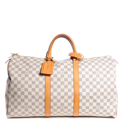 Louis Vuitton Damier Azur Keepall 50 1 of 7