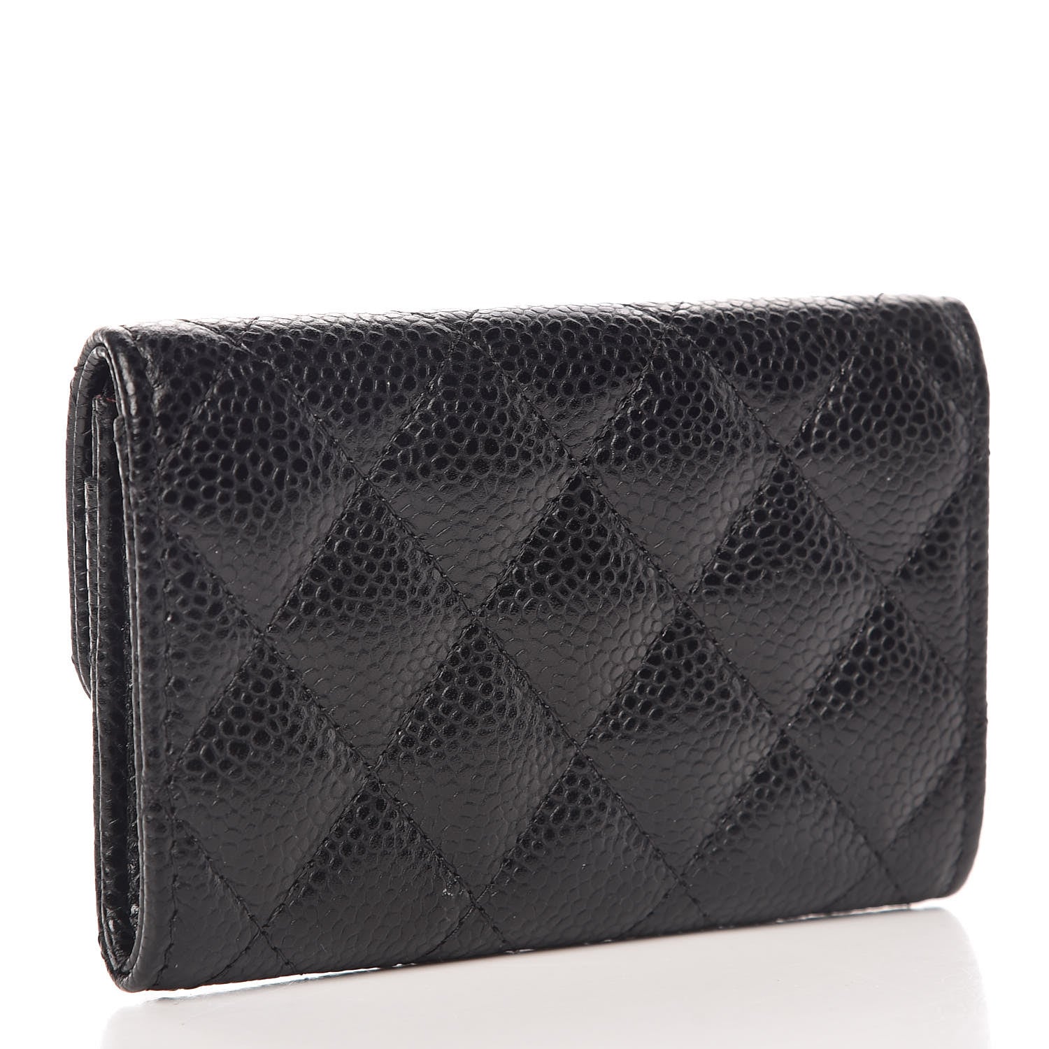 Chanel Caviar Quilted Flap Card Holder Black 3 of 13