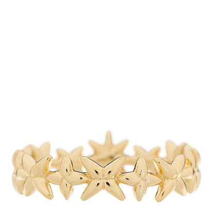 David Yurman 18K Yellow Gold Diamond Starburst Constellation Ring 54 7 3 of 4
