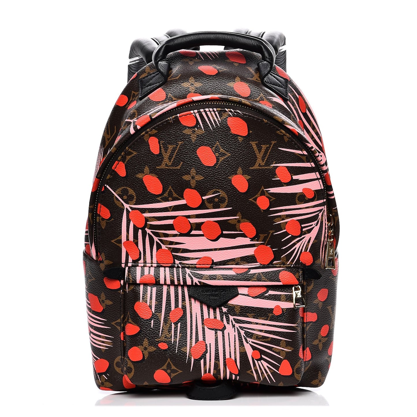 Monogram Jungle Dots Palm Springs Backpack PM Sugar Pink Poppy