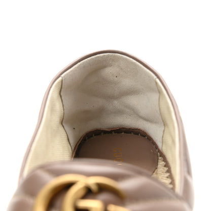 Gucci Nappa Matelasse GG Marmont Espadrilles 38.5 Porcelain Rose 9 of 11