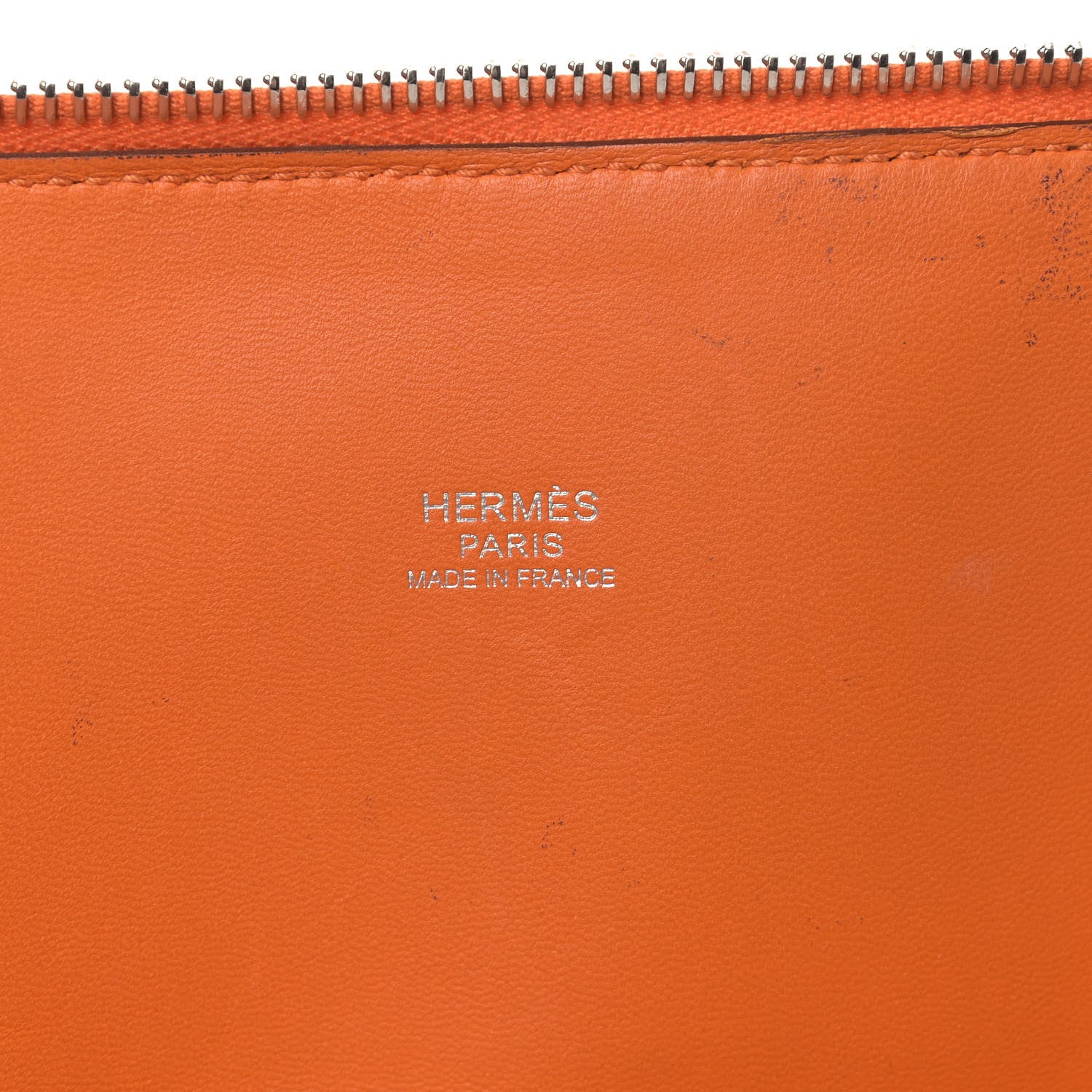 Hermes Taurillon Clemence Bolide 31 Orange 6 of 21