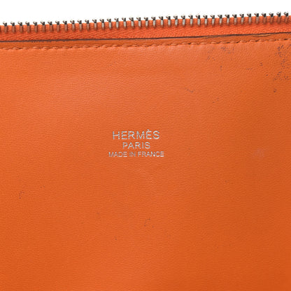 Hermes Taurillon Clemence Bolide 31 Orange 6 of 21