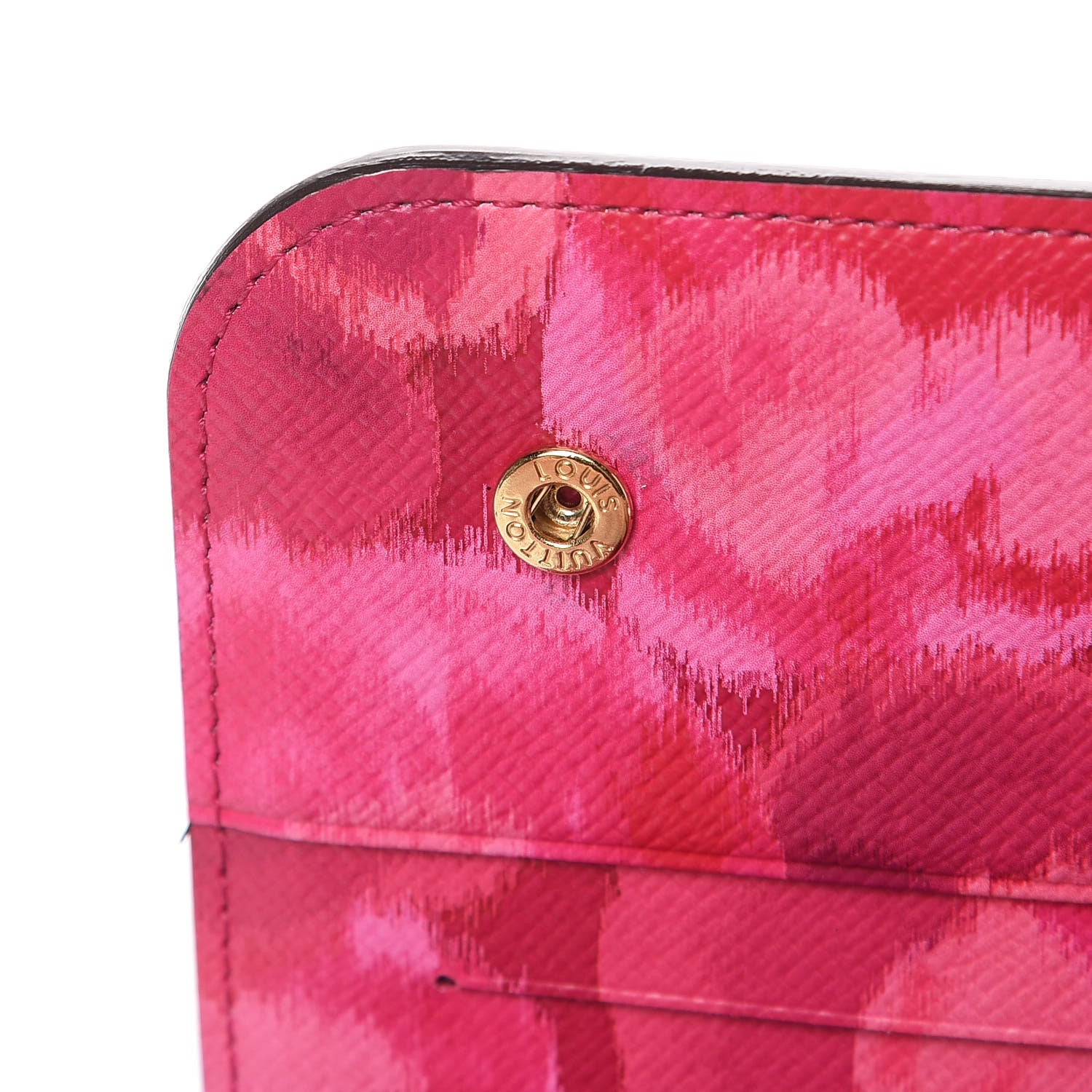 Louis Vuitton Monogram Articles de Voyage Ikat Insolite Wallet Rose Indien 7 of 9
