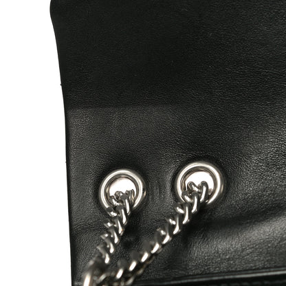 Saint Laurent Calfskin Y Quilted Monogram Small Loulou Chain Satchel Black 12 of 13