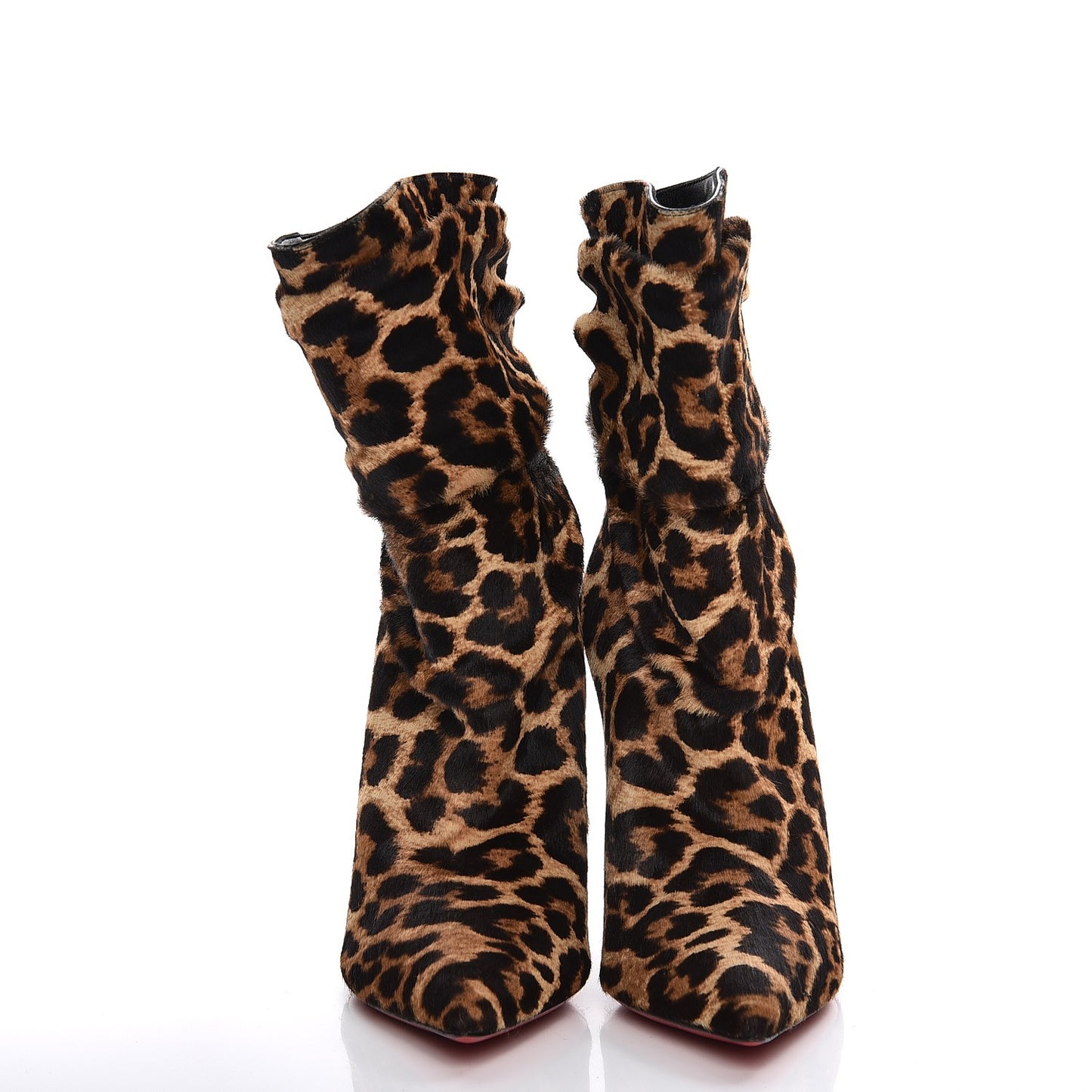 Pony Hair Ishtar 100 Booties Leopard