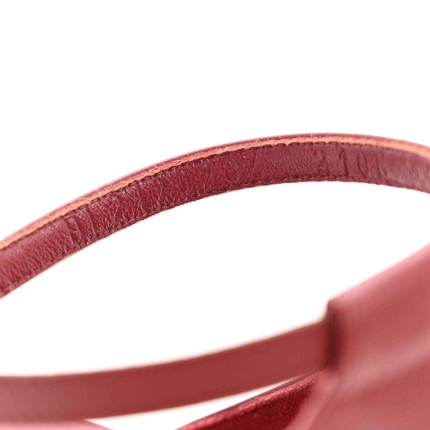 Calfskin Desiree Sandals 38 Rouge H
