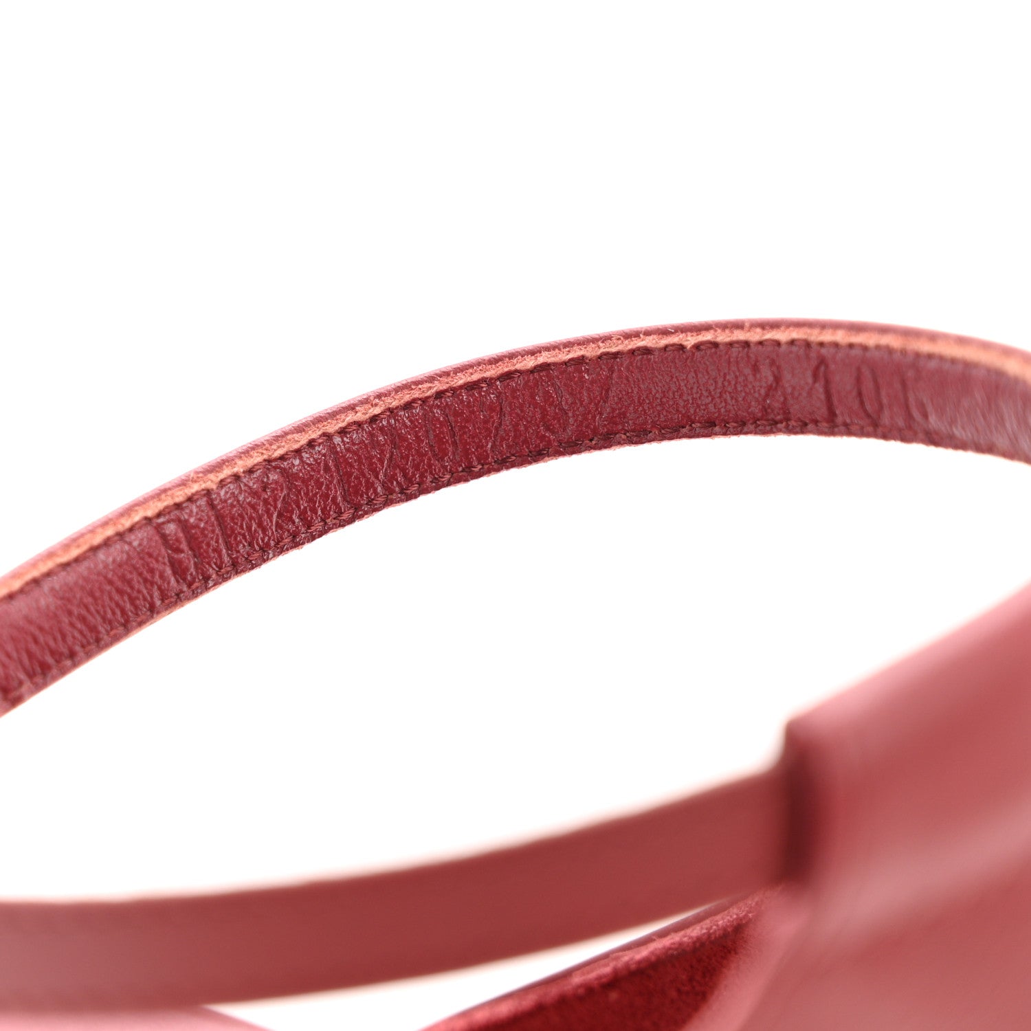 Hermes Calfskin Desiree Sandals 38 Rouge H 8 of 9