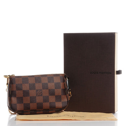 Louis Vuitton Damier Ebene Mini Pochette Accessories 4 of 7