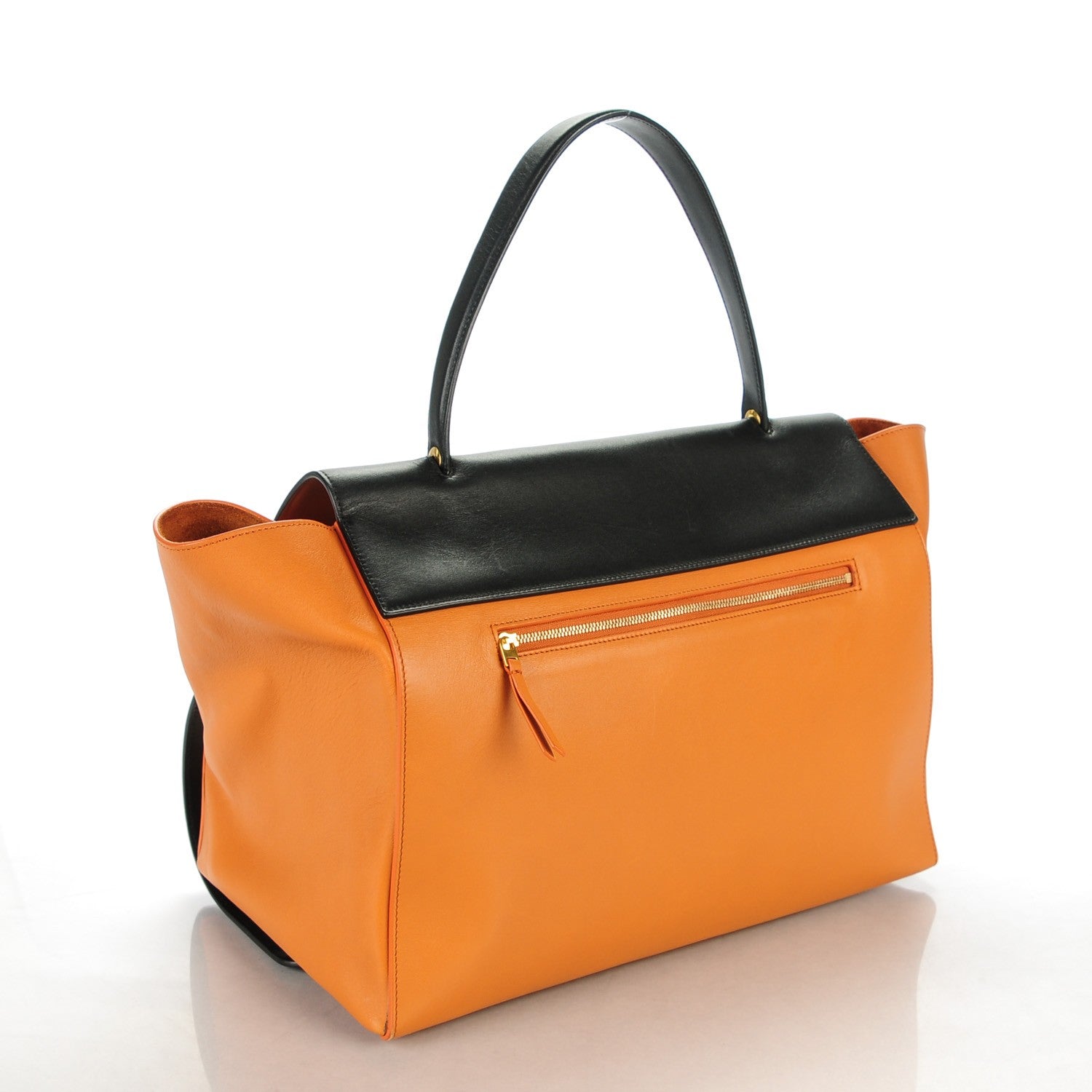 Celine Smooth Calfskin Large Bi-Color Belt Bag Light Copper 3 of 8