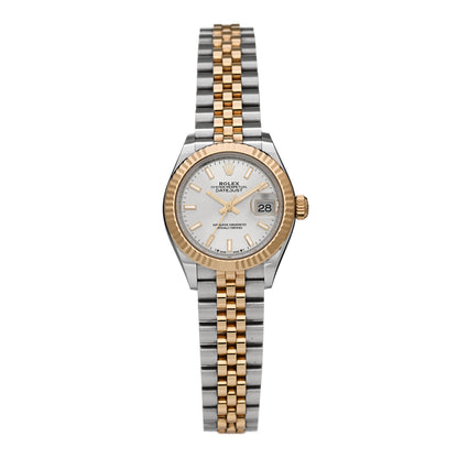 Rolex Stainless Steel 18K Yellow Gold 28mm Oyster Perpetual Datejust Watch Silver 279173 1 of 5