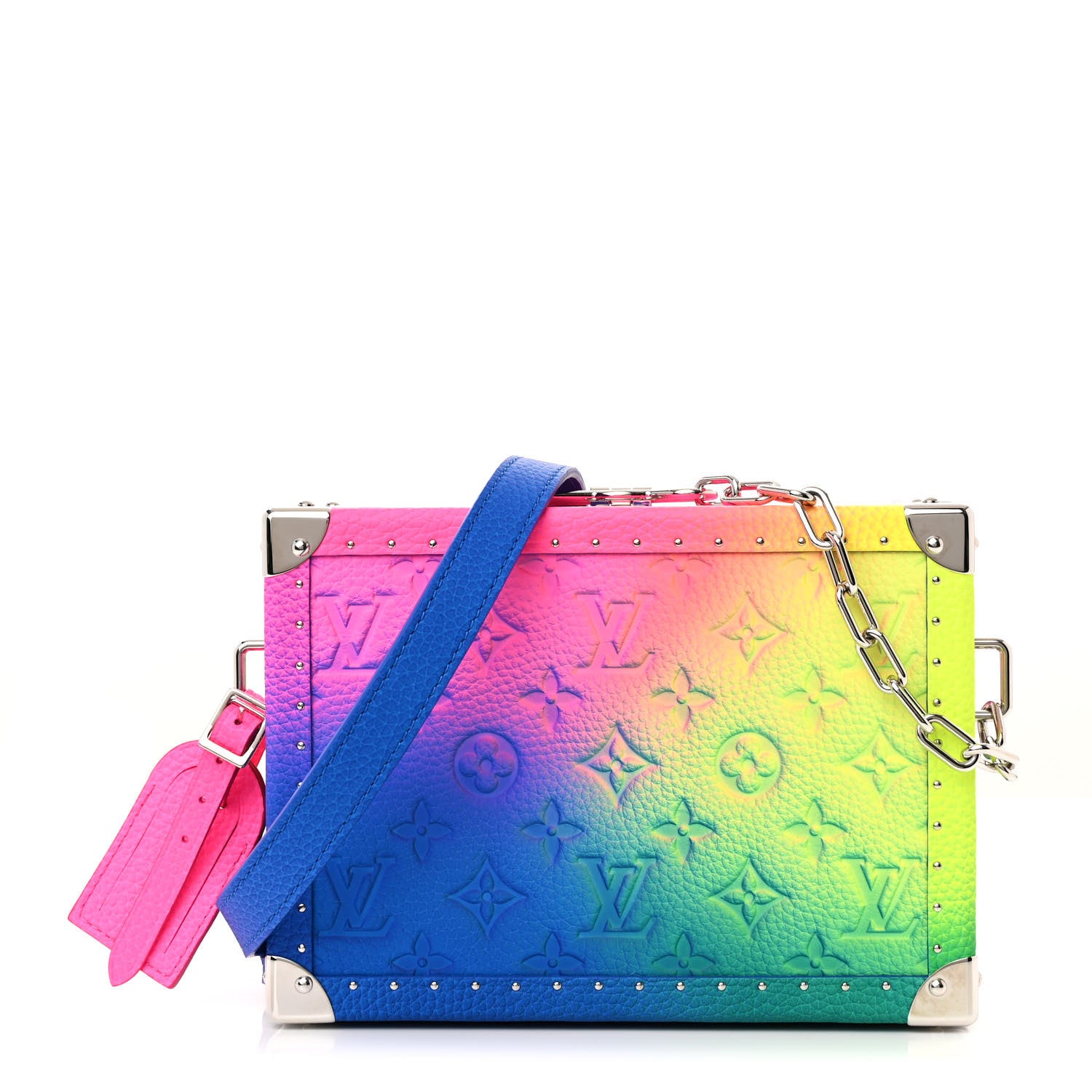 Louis Vuitton Taurillon Monogram Illusion Clutch Box Multicolor 1 of 11