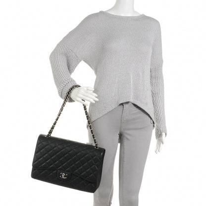 Chanel Caviar Maxi Single Flap Black 2 of 8