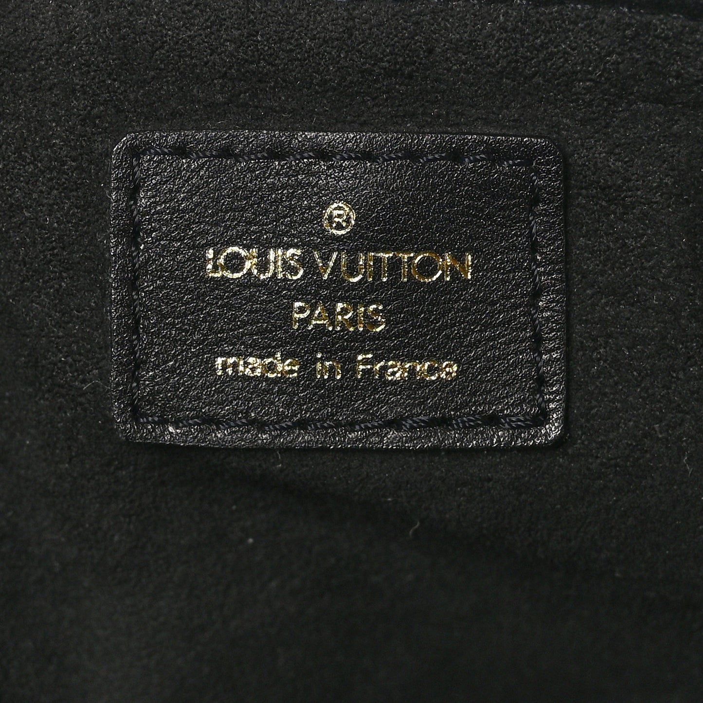 Cuir Embossed Monogram Stephen Bag Fauve