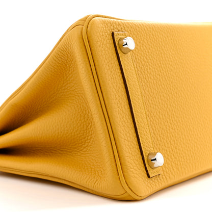 Hermes Togo Birkin 25 Jaune Ambre 9 of 10