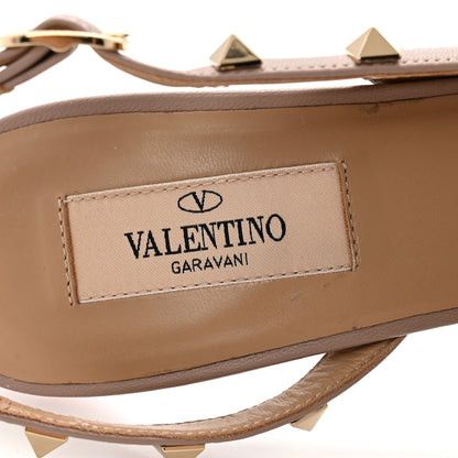 Valentino Garavani Calfskin Nappa Rockstud 100mm Pumps 40 Grey Pink Poudre 7 of 9