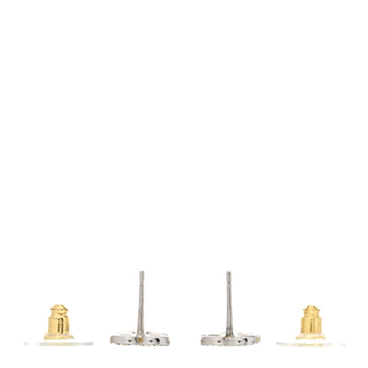 Chanel Crystal Starfall Drop CC Earrings Silver 3 of 7