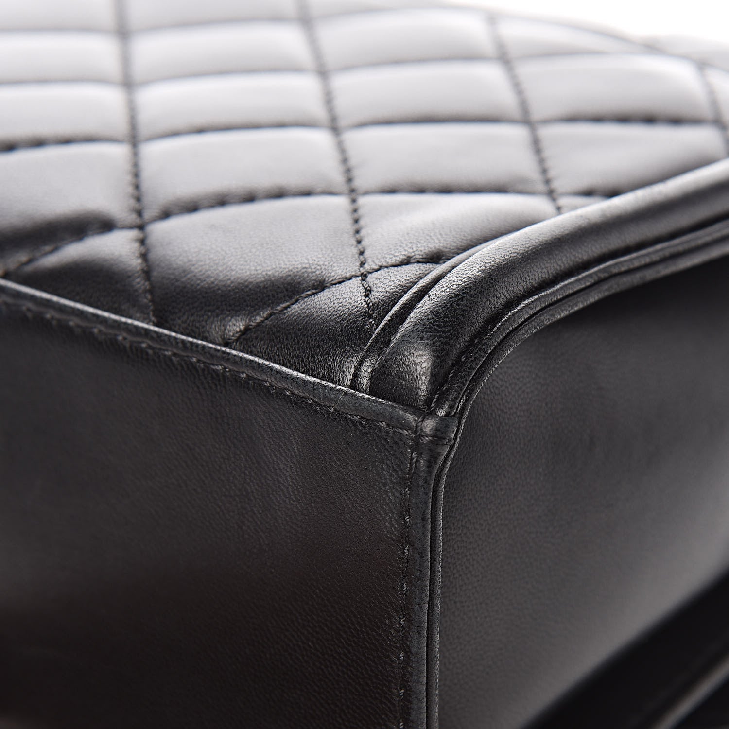 Chanel Lambskin Quilted Large Geometric Flap Black 17 of 17