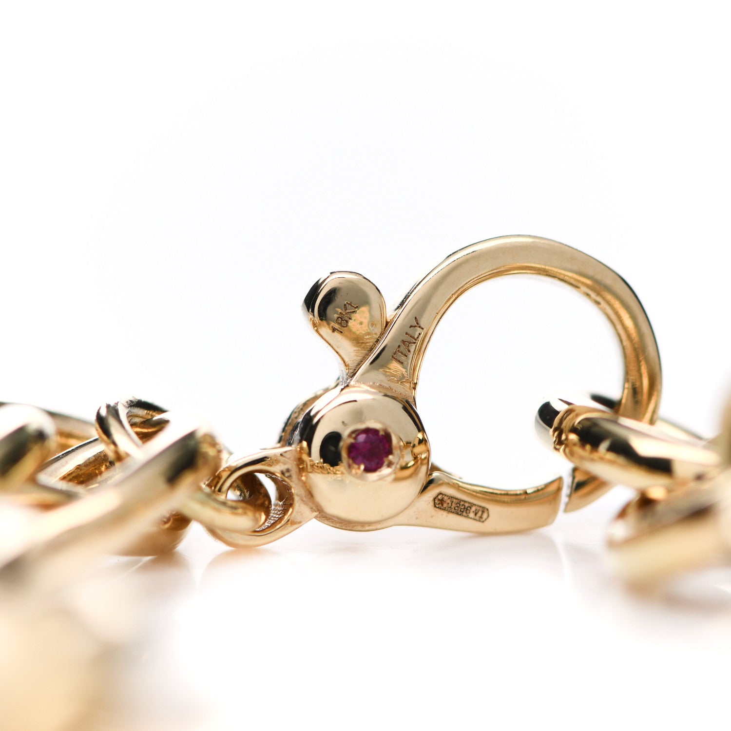 Roberto Coin 18K Yellow Gold Oval Link Bracelet 5 of 5