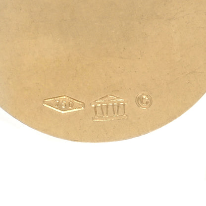 Temple St. Clair 18K Yellow Gold Round Angel Pendant 4 of 4
