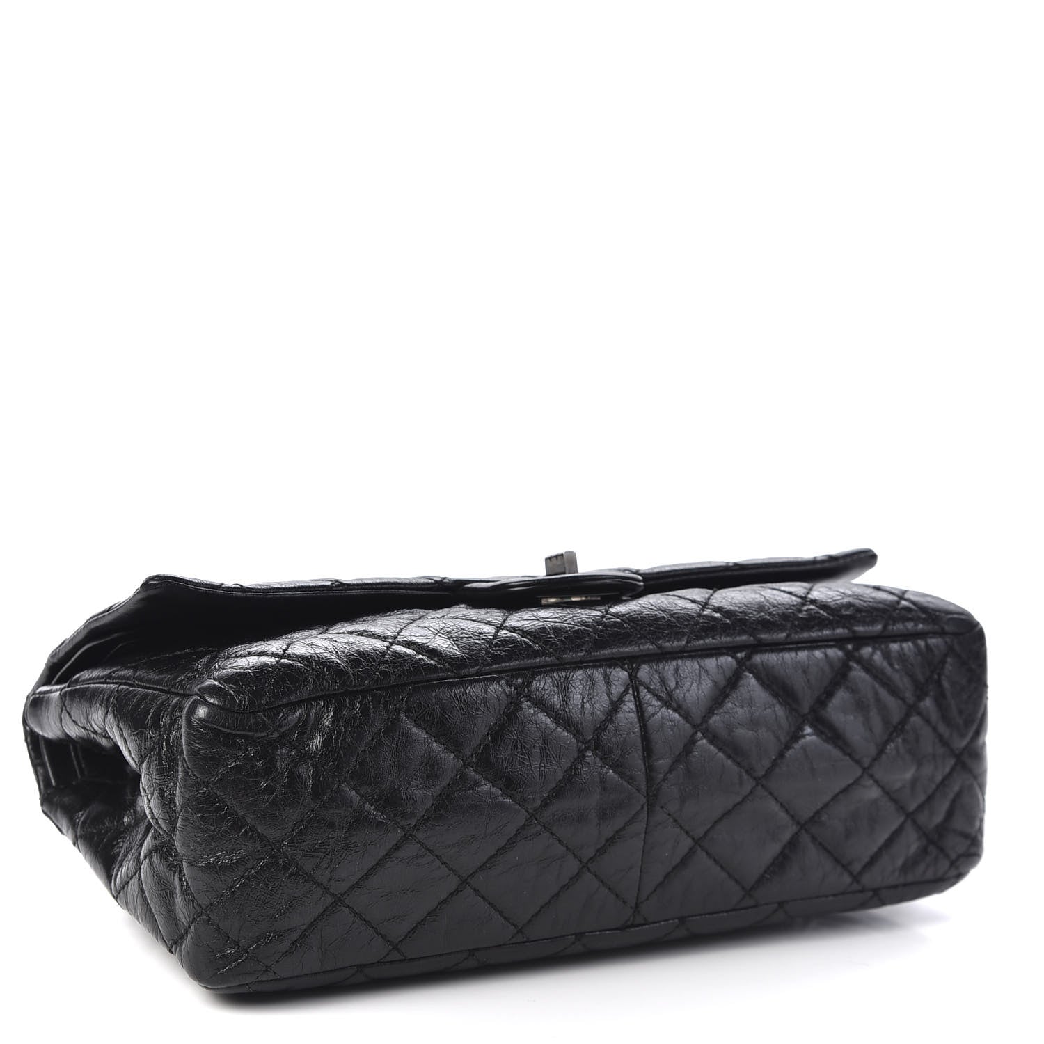 Chanel Aged Calfskin Quilted 2.55 Reissue 226 Flap So Black 3 of 9