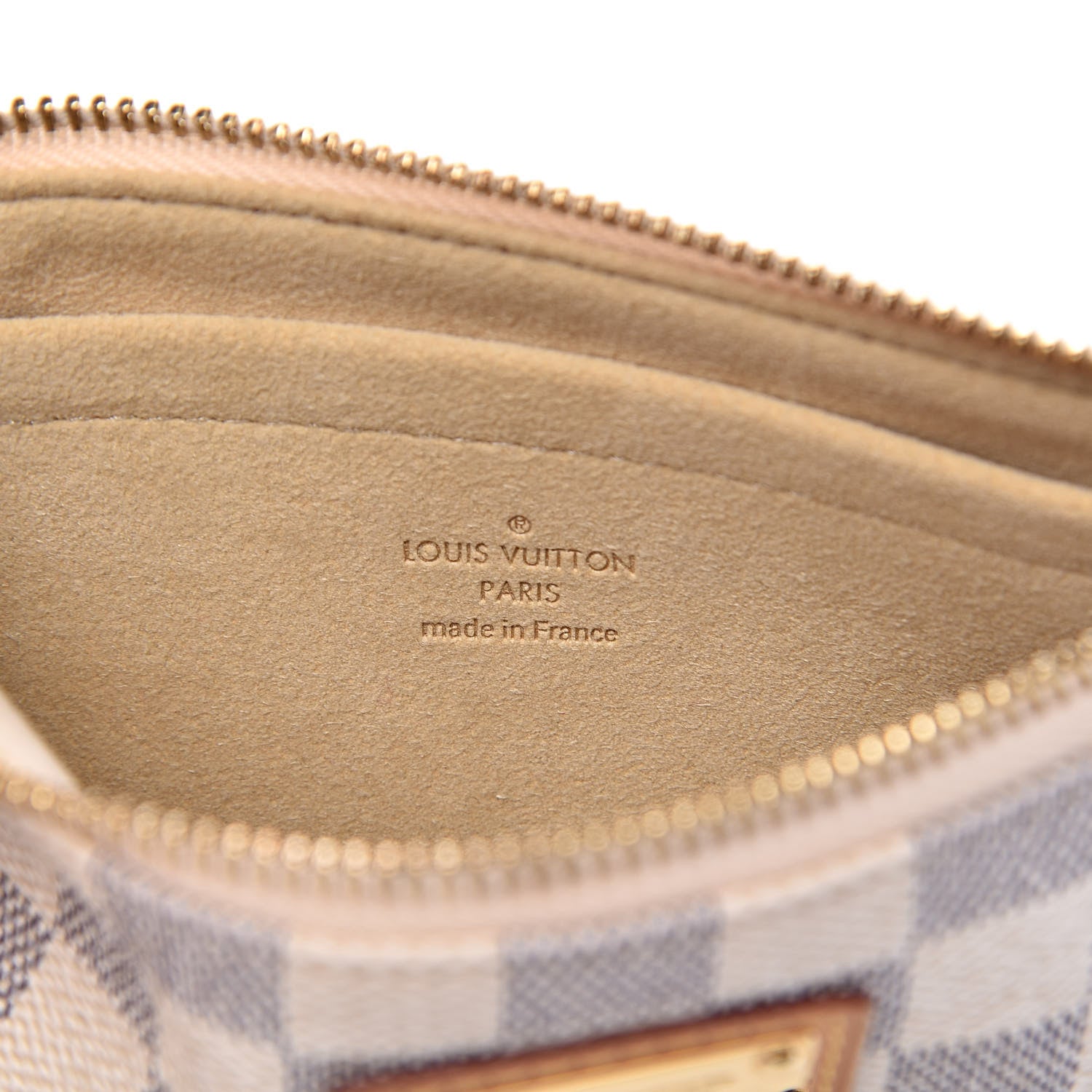Louis Vuitton Damier Azur Pochette Milla MM 6 of 10