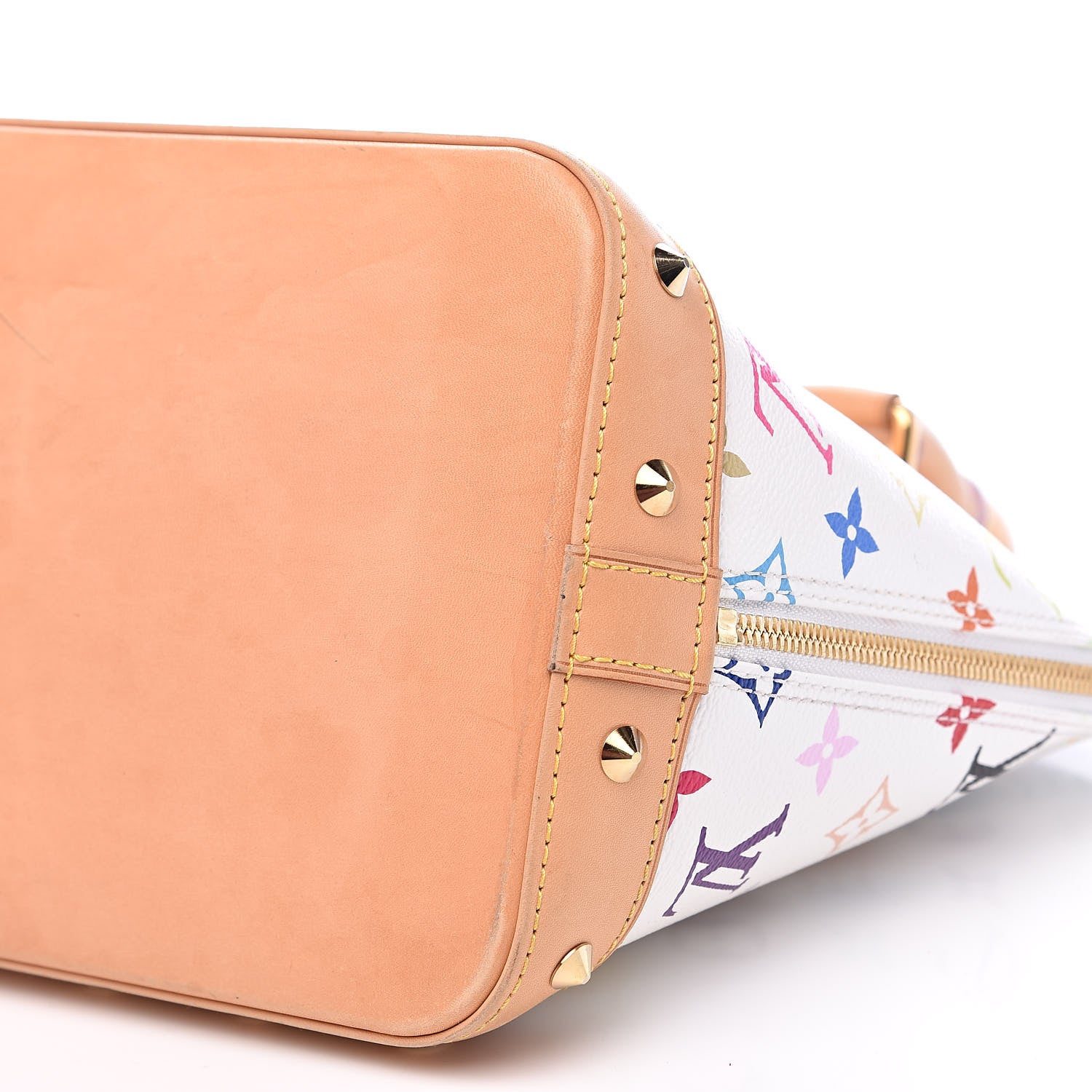 Louis Vuitton Monogram Multicolor Alma White 8 of 15