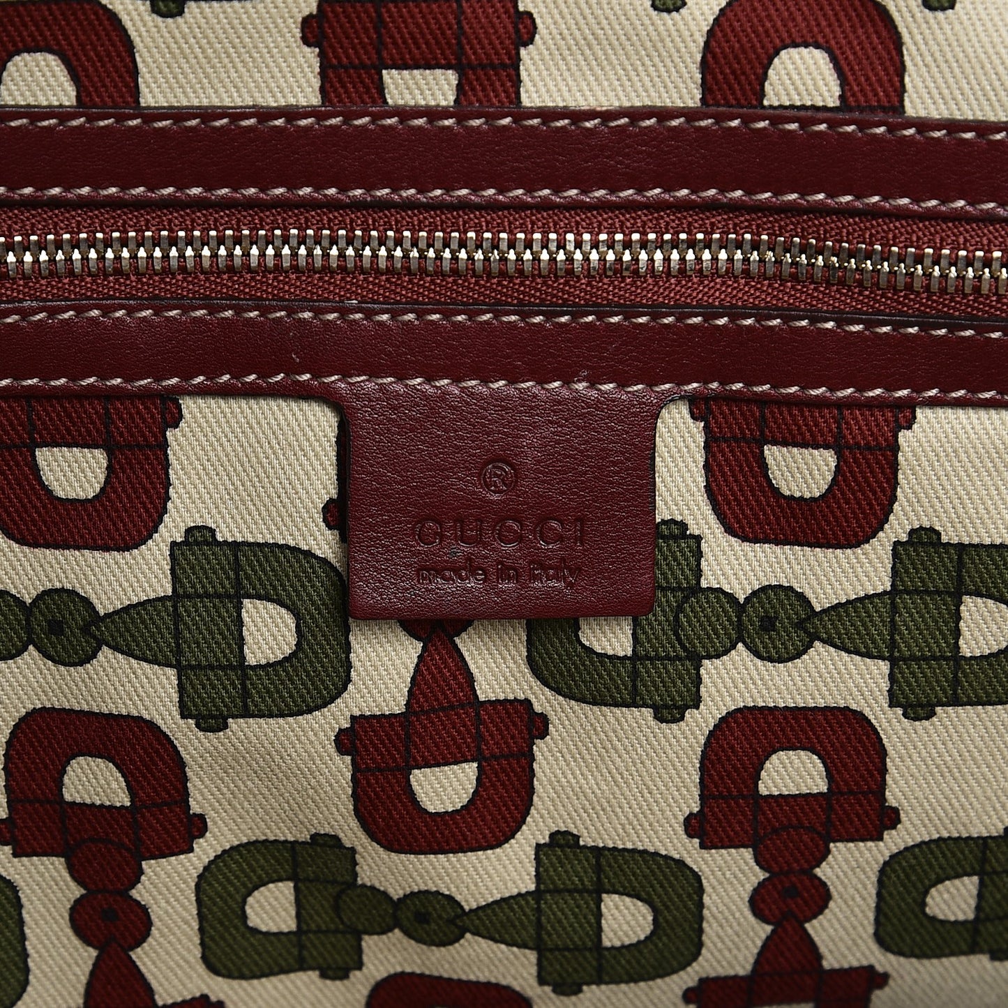 Guccissima 85th Anniversary Large Boston Rusty Red