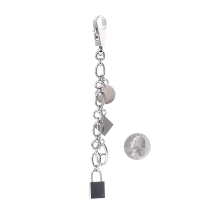 Hermes Palladium Olga Bag Charm Silver 2 of 3