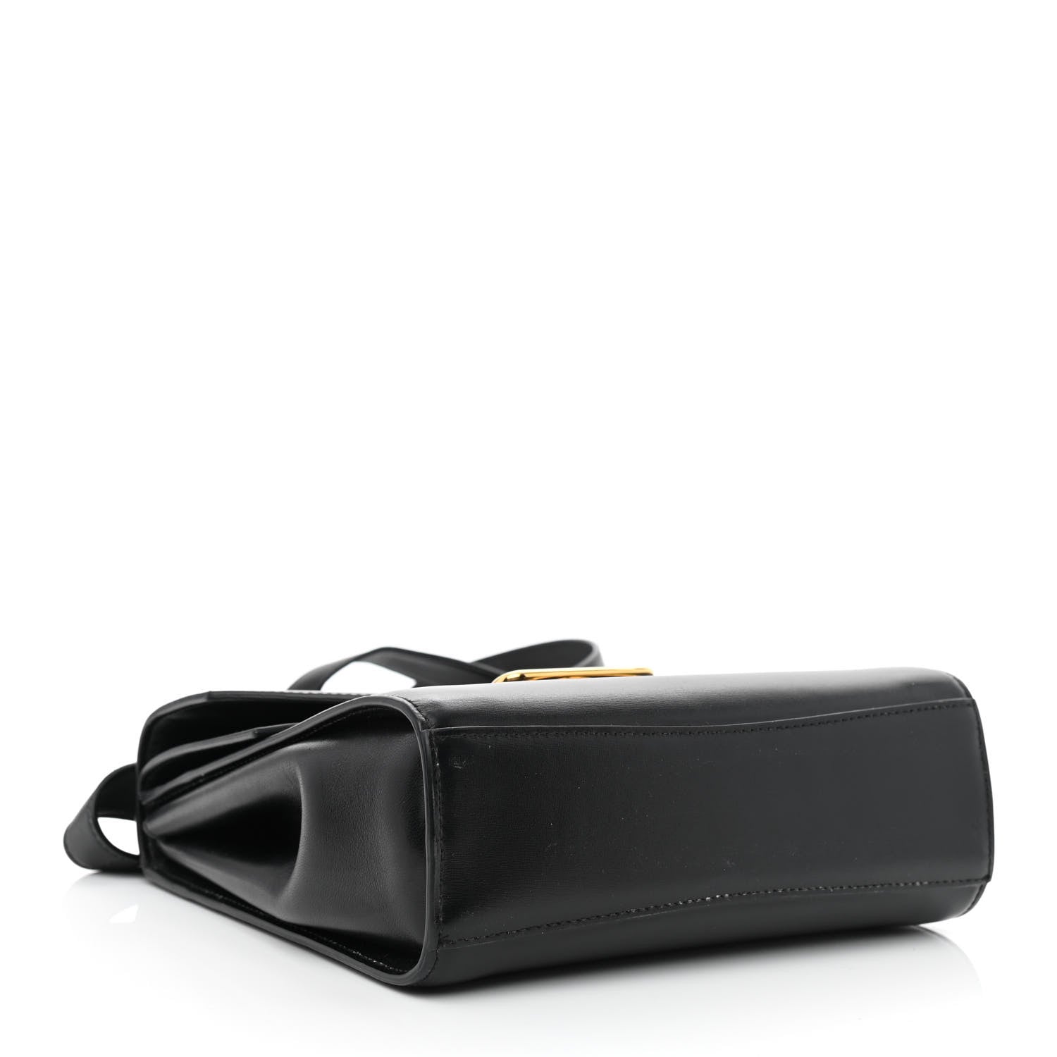 Bottega Veneta Box Calfskin Nappa Clip Bag Black 4 of 9