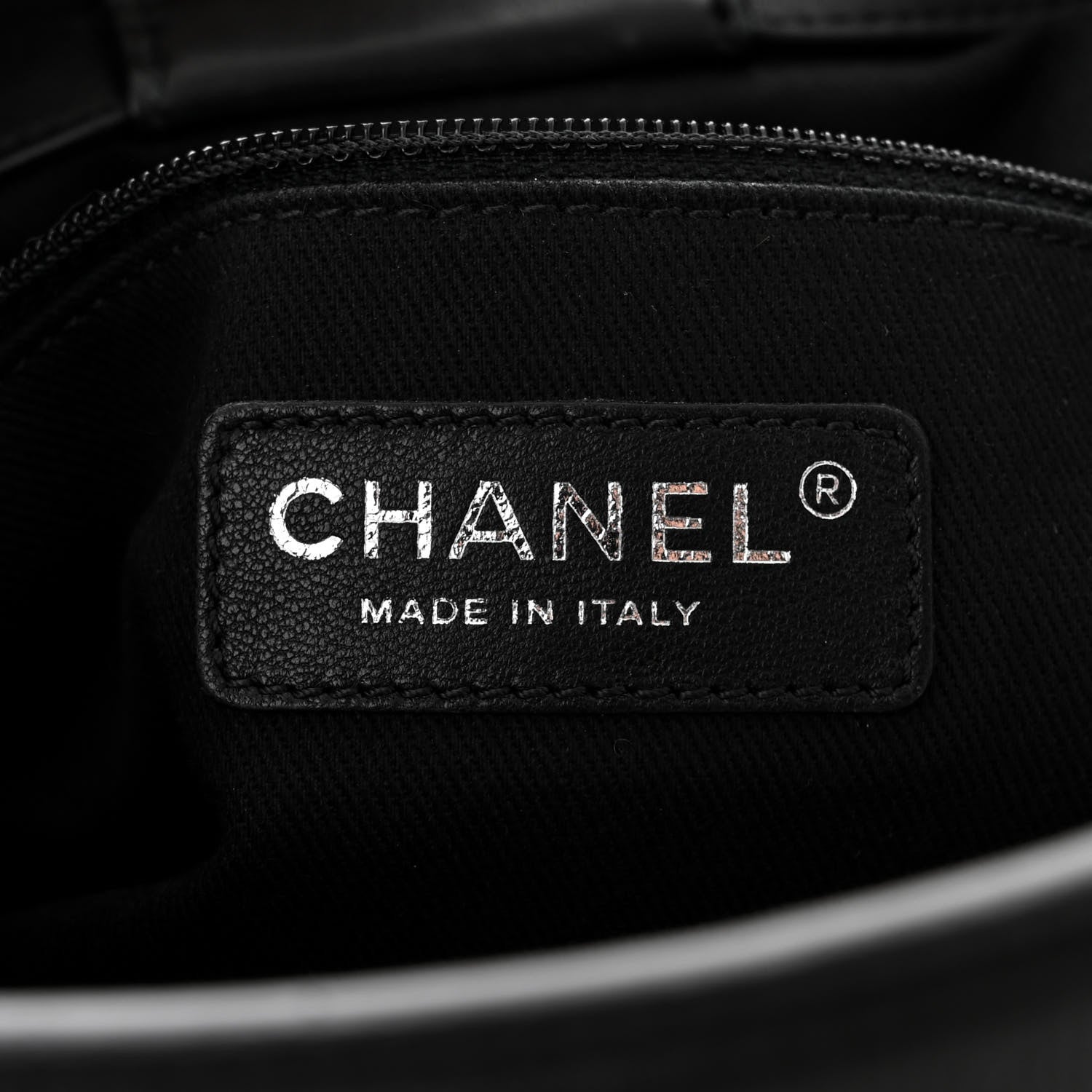 Chanel Caviar Quilted Medium CC Bucket Bag Dark Blue 6 of 10