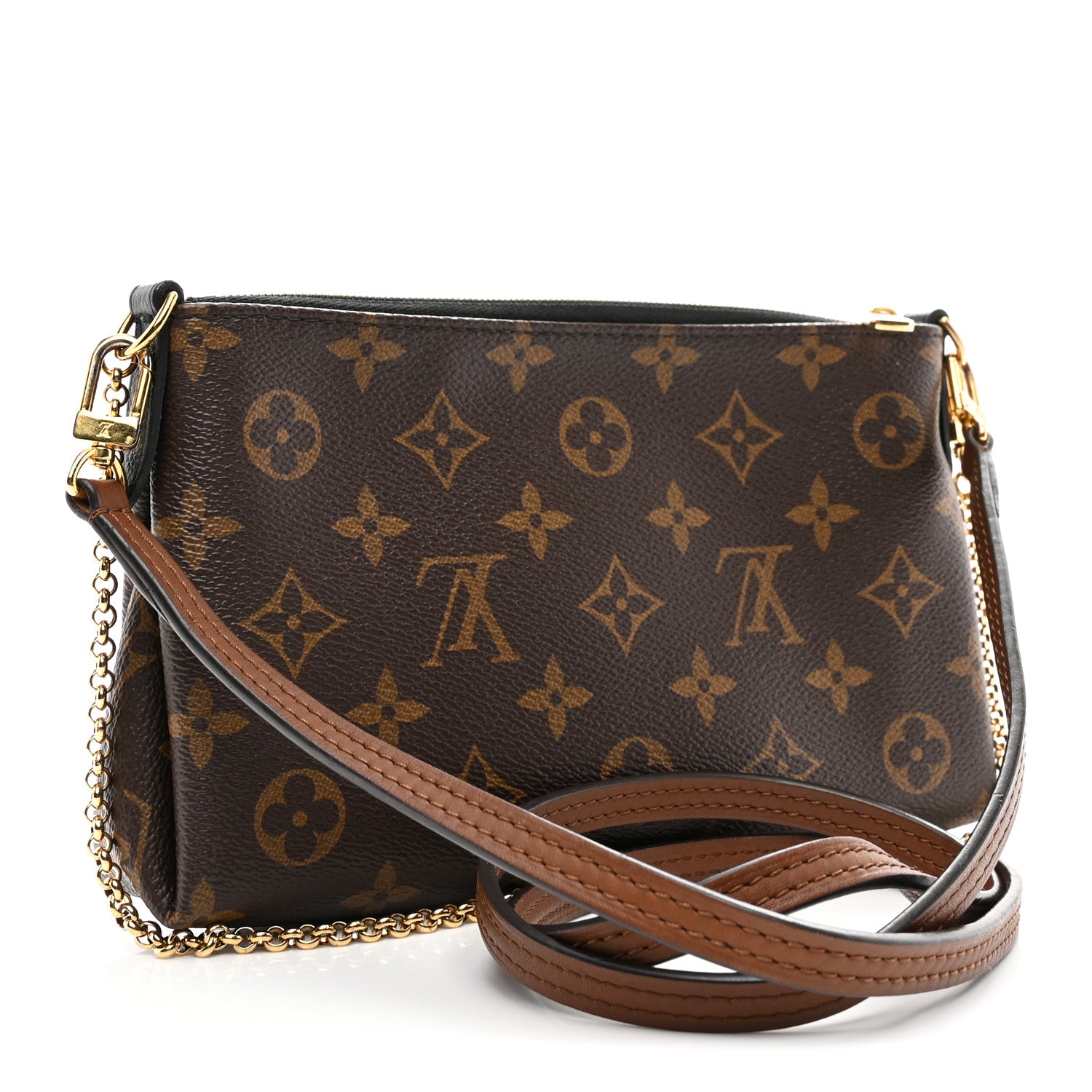 Louis Vuitton Monogram Pallas Clutch Black 3 of 11