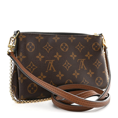 Louis Vuitton Monogram Pallas Clutch Black 3 of 11