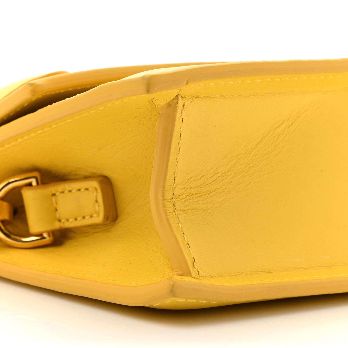 Smooth Calfskin Le Chiquito Long Yellow