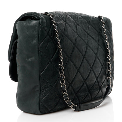 Chanel Iridescent Calfskin Jumbo In the Mix Double Flap Black 3 of 13