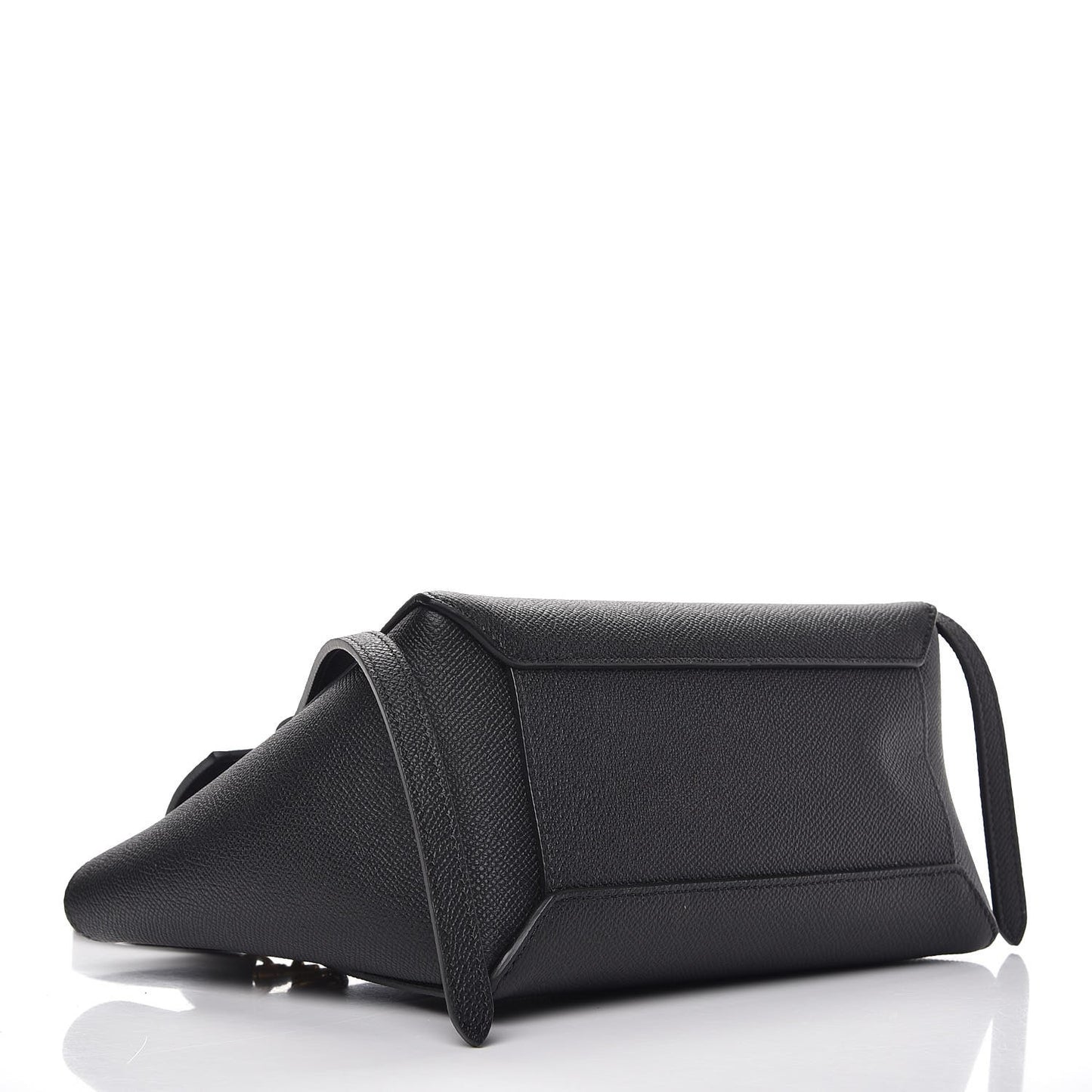 Grained Calfskin Nano Belt Bag Black