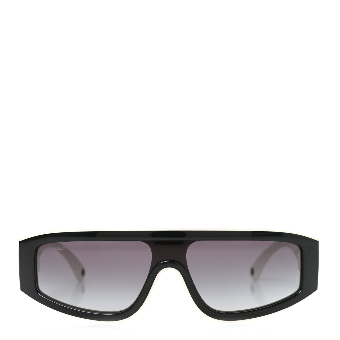 Acetate Cat Eye Sunglasses 6057 Black White Black White