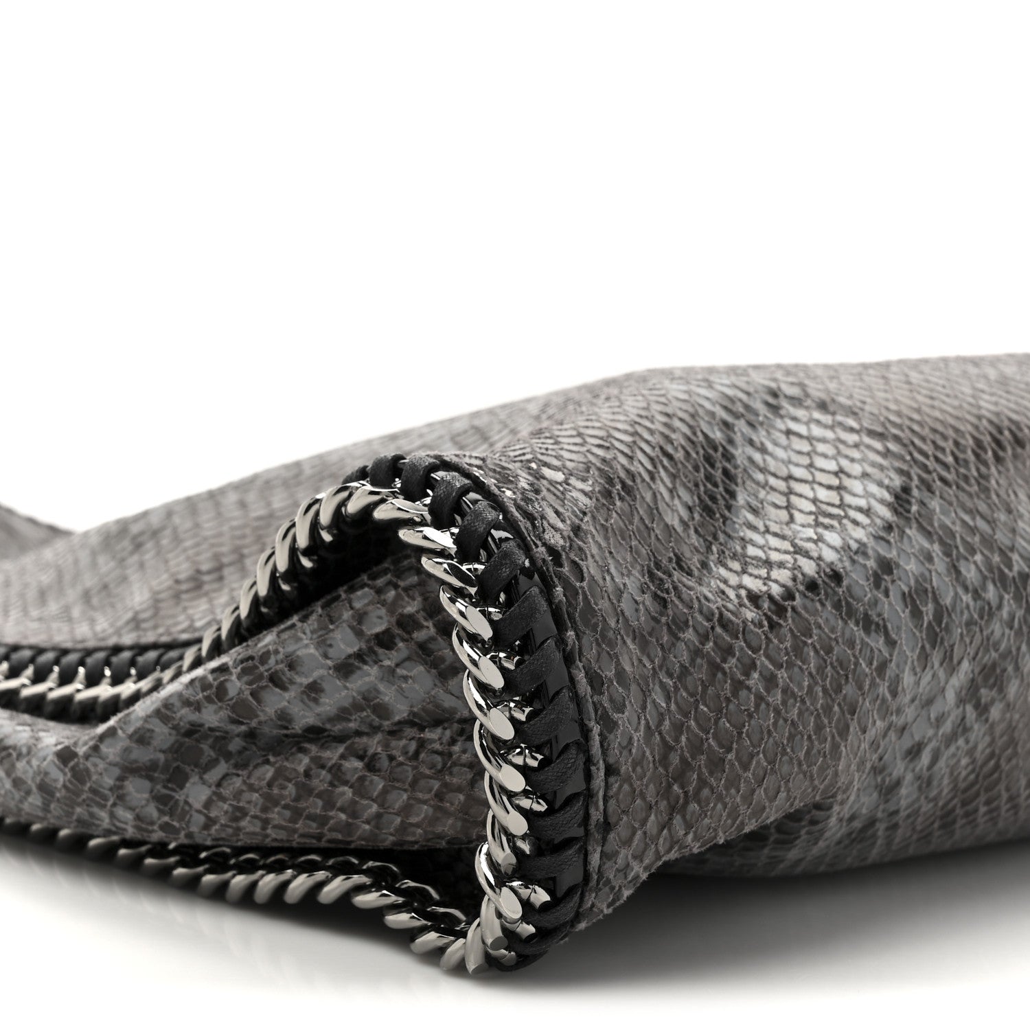 Stella McCartney Eco Python Big Falabella Hobo Dark Grey 10 of 11