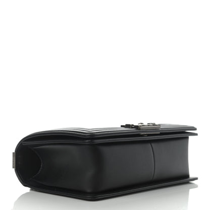 Chanel Calfskin Quilted Medium Boy Flap Black 4 of 12