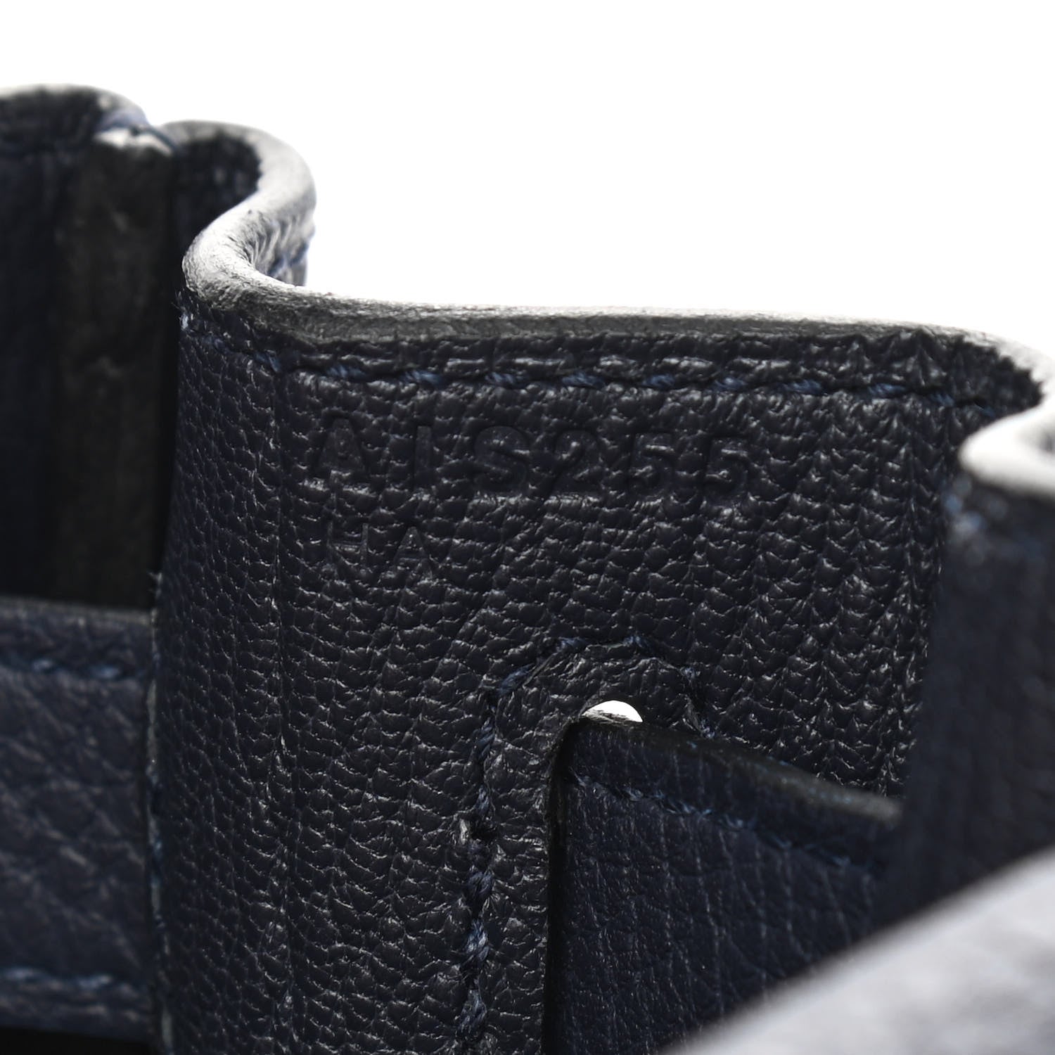 Hermes Togo Matte Alligator Kelly Retourne Touch 28 Bleu Nuit Bleu Marine 7 of 9