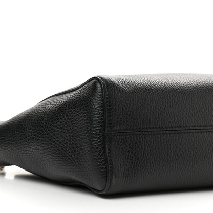 Gucci Dollar Calfskin Mini Swing Top Handle Bag Black 8 of 10