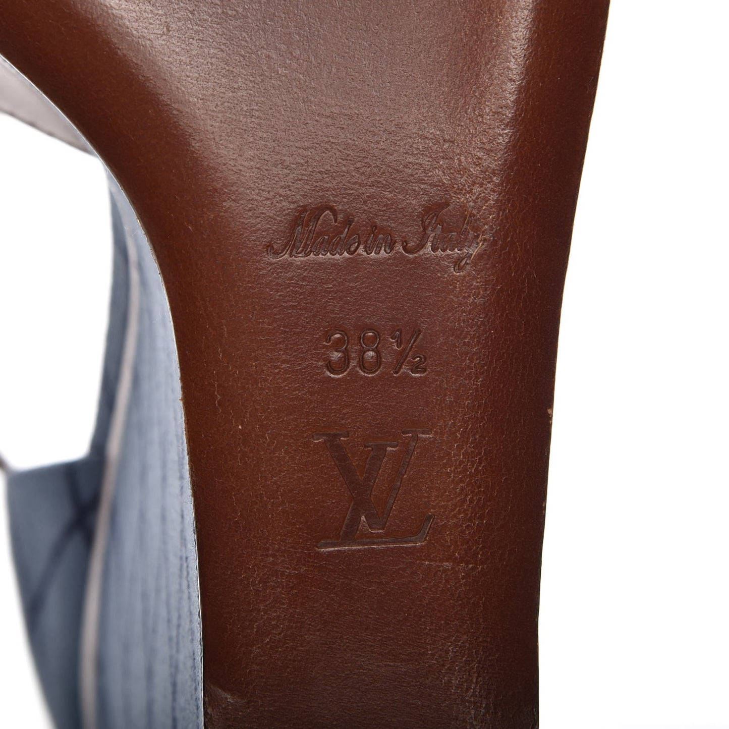 Denim Malletage Blossom Wedge Sandal 38.5