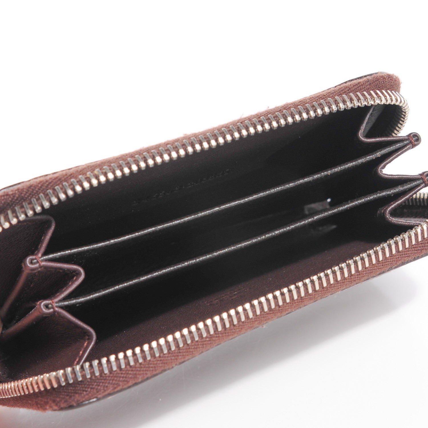 Gucci Crocodile Zip Around Card Case Brown 5 of 7