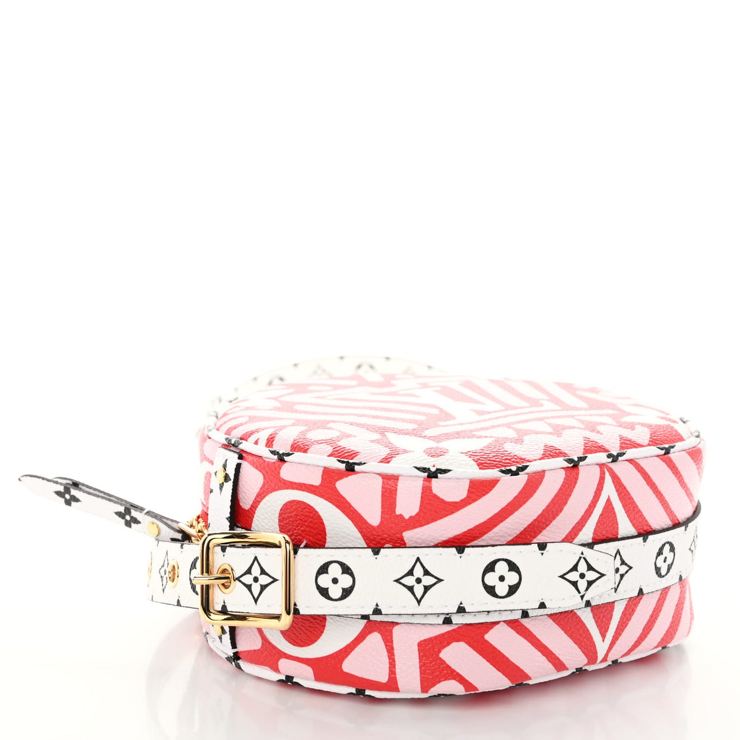 Monogram Giant Crafty Boite Chapeau Souple PM Rouge Rose Creme