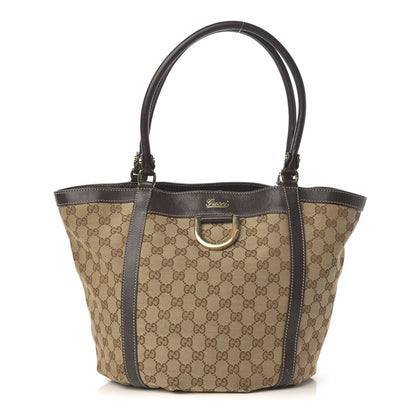 Gucci Monogram Medium D Gold Hobo Dark Brown 1 of 9