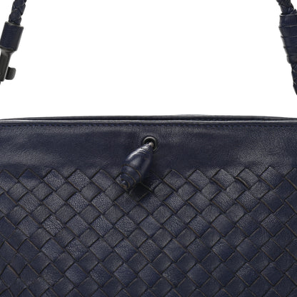 Bottega Veneta Nappa Intrecciato Mini Shoulder Bag Navy Blue 7 of 13