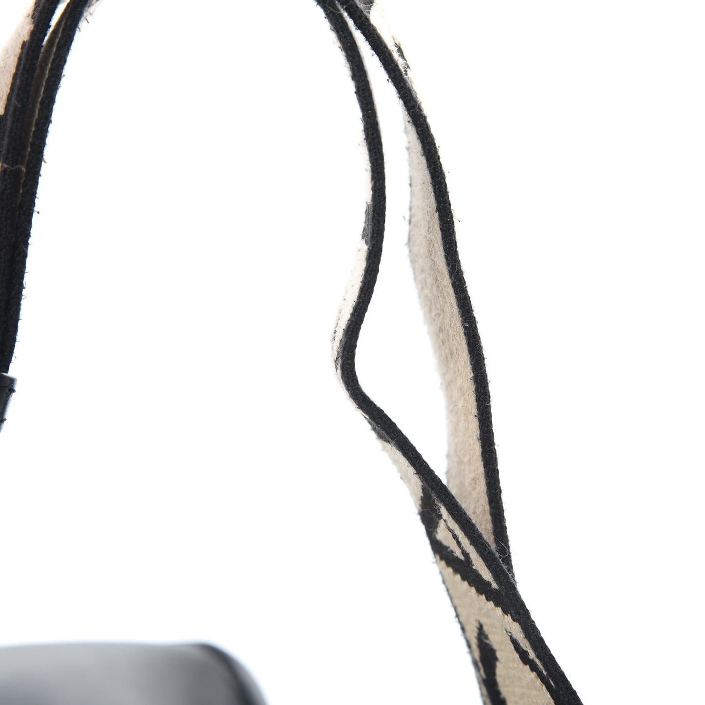 Eco Alter Nappa Perforated Logo Mini Crossbody Black